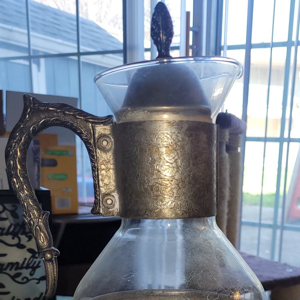 Antique coffee/tea warmer, carafe warmer, vintage